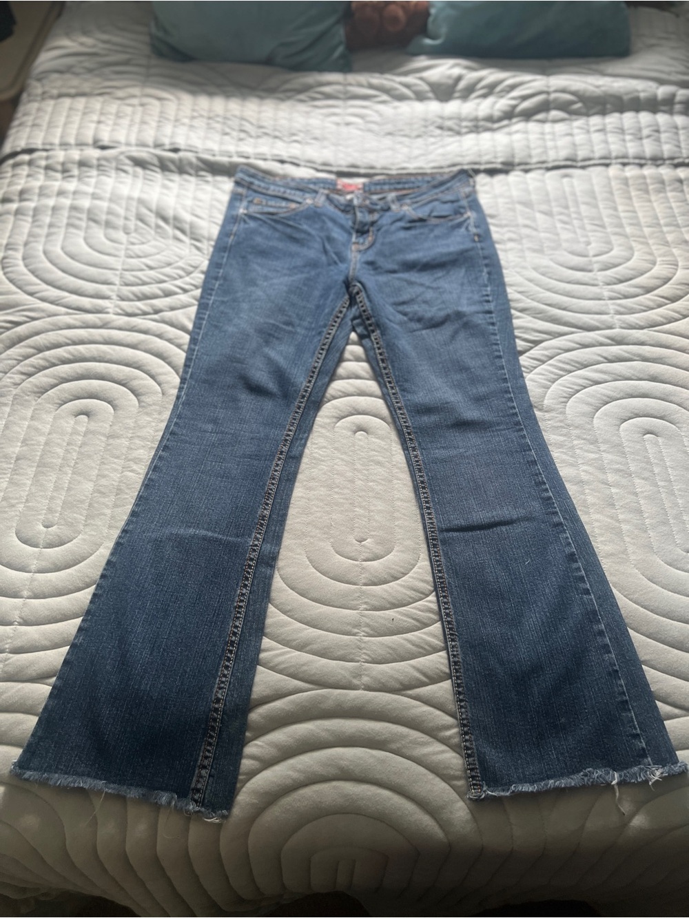 No Boundaries Dark Blue Flare Jeans